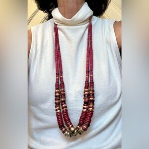 The Color of Rhubarb Necklace